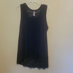 Navy Last Tango Tank Top